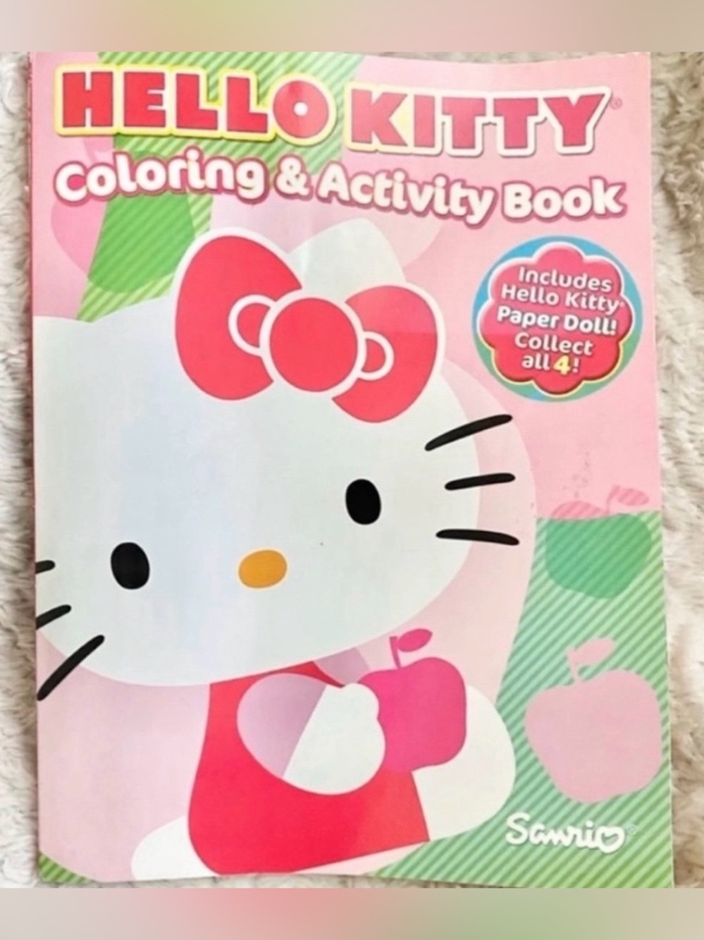 💞 New Sanrio Hello Kitty Coloring Book With Paper Doll